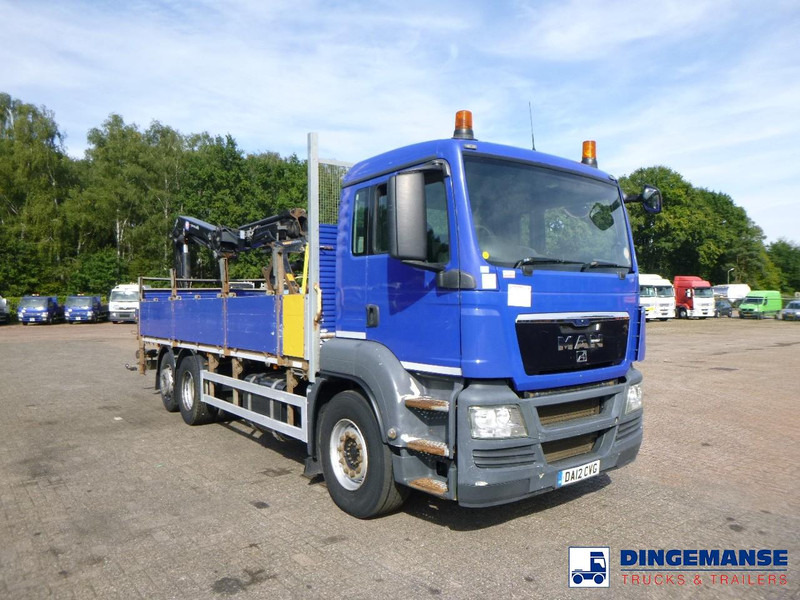 MAN TGS 26.360 6X2 RHD + HMF 1420-K2 + grapple - Camion con gru: foto 2 MAN TGS 26.360 6X2 RHD + HMF 1420-K2 + grapple - Camion con gru: foto 2