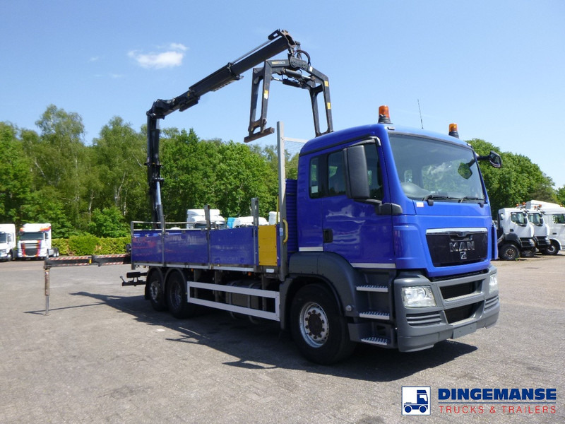 MAN TGS 26.360 6X2 RHD + HMF 1420-K2 + grapple - Camion con gru: foto 2 MAN TGS 26.360 6X2 RHD + HMF 1420-K2 + grapple - Camion con gru: foto 2