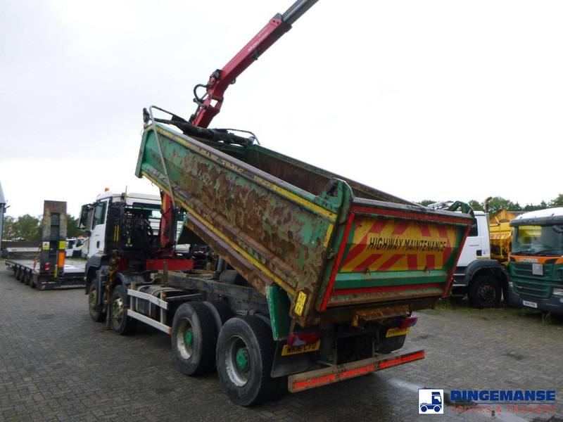 MAN TGS 35.400 8X4 RHD tipper + Palfinger Epsilon M125L - Camion con gru: foto 3 MAN TGS 35.400 8X4 RHD tipper + Palfinger Epsilon M125L - Camion con gru: foto 3