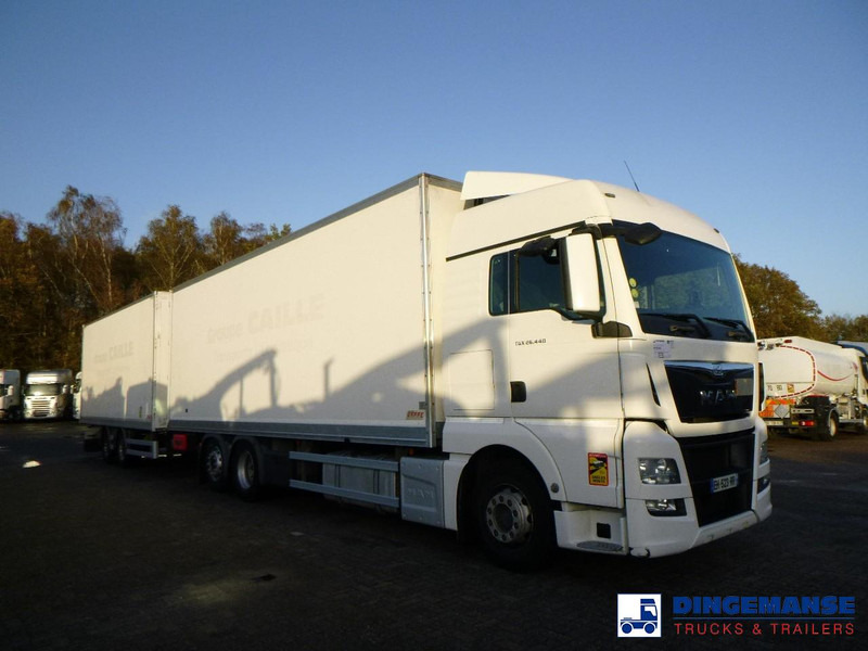 MAN TGX 26.440 6X2 high volume + Fruehauf closed box trailer - Autocarro furgonato: foto 2 MAN TGX 26.440 6X2 high volume + Fruehauf closed box trailer - Autocarro furgonato: foto 2
