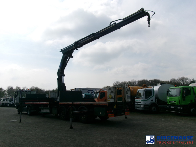 Massey Platform trailer + HMF 4720 K3 crane - Autocarro con pianale/ Cassone fisso, Camion con gru: foto 3 Massey Platform trailer + HMF 4720 K3 crane - Autocarro con pianale/ Cassone fisso, Camion con gru: foto 3