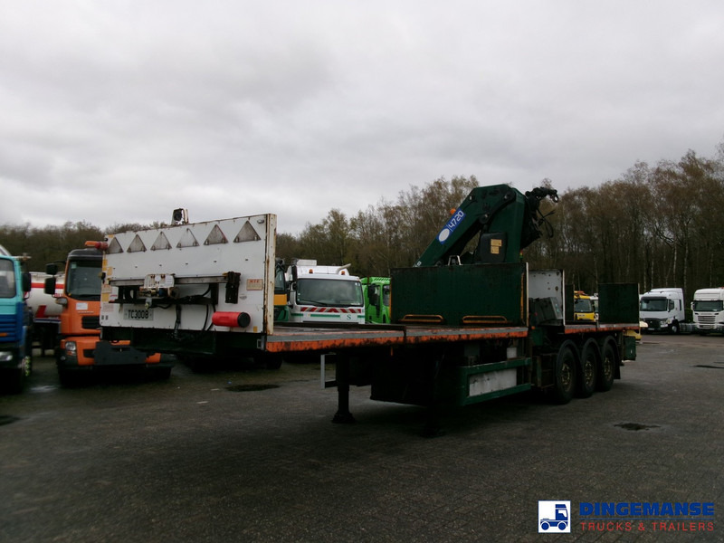 Massey Platform trailer + HMF 4720 K3 crane - Autocarro con pianale/ Cassone fisso, Camion con gru: foto 5 Massey Platform trailer + HMF 4720 K3 crane - Autocarro con pianale/ Cassone fisso, Camion con gru: foto 5