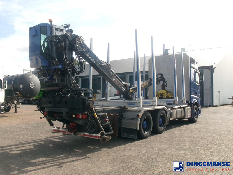 Mercedes-Benz Actros 2663 6x4 Euro 6 loglift F96 crane timber truck - Camion trasporto legname, Camion con gru: foto 4 Mercedes-Benz Actros 2663 6x4 Euro 6 loglift F96 crane timber truck - Camion trasporto legname, Camion con gru: foto 4