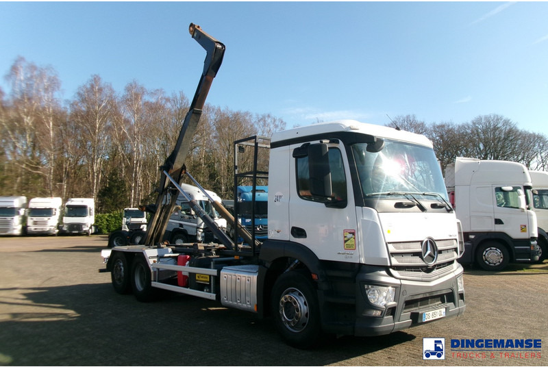 Mercedes-Benz Antos 2543 6x2 Euro 6 Marrel container hook 18t - Autocarro scarrabile: foto 2 Mercedes-Benz Antos 2543 6x2 Euro 6 Marrel container hook 18t - Autocarro scarrabile: foto 2