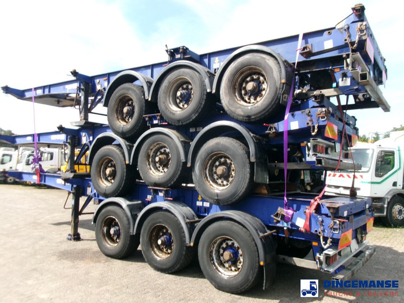 Montracon Stack - 3 x container chassis 20-30-40-45 ft - Autocarro portacontainer/ Caisse interchangeable: foto 4 Montracon Stack - 3 x container chassis 20-30-40-45 ft - Autocarro portacontainer/ Caisse interchangeable: foto 4