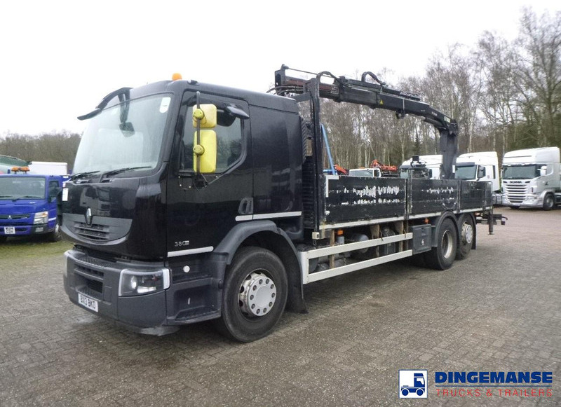 Renault Premium 380 DXI 6x2 RHD + Hiab 122 B2 Duo - Camion con gru: foto 1 Renault Premium 380 DXI 6x2 RHD + Hiab 122 B2 Duo - Camion con gru: foto 1