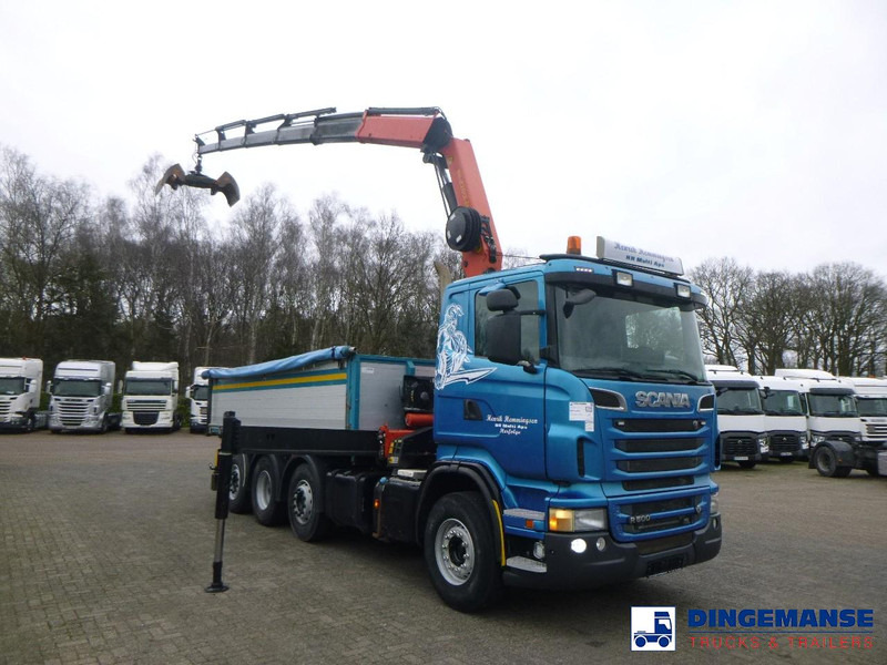 Scania R 500 8X2 tipper + Palfinger PK27001 EHD - Camion con gru: foto 2 Scania R 500 8X2 tipper + Palfinger PK27001 EHD - Camion con gru: foto 2