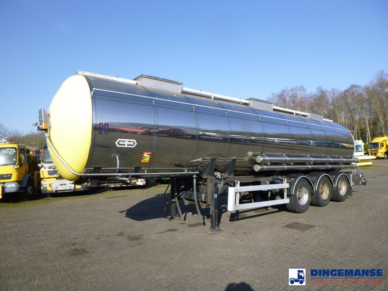 Van Hool Chemical tank inox 30 m3 / 1 comp - Semirimorchio cisterna: foto 1 Van Hool Chemical tank inox 30 m3 / 1 comp - Semirimorchio cisterna: foto 1