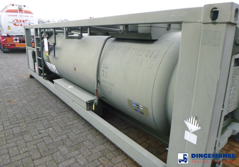 Serbatoio di stoccaggio WEW (Westerwälder Eisenwerk) Fuel (kerosene, diesel) tank container 20 ft. inox 10 m3 / 1 comp + pump: foto 6
