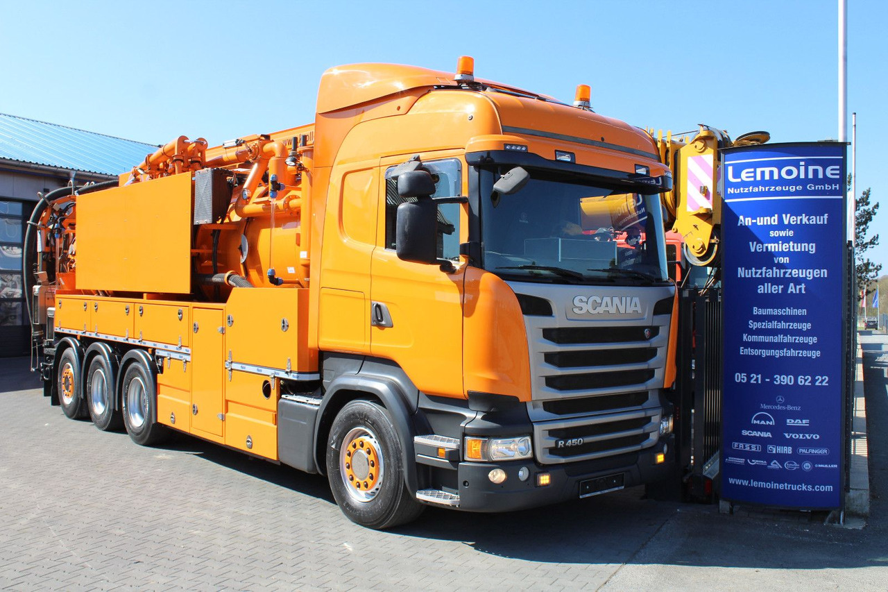 Scania R450 8x4 Kroll 19m³ Wasserrückgewinner Kombi-HD - Autospurgo: foto 1 Scania R450 8x4 Kroll 19m³ Wasserrückgewinner Kombi-HD - Autospurgo: foto 1