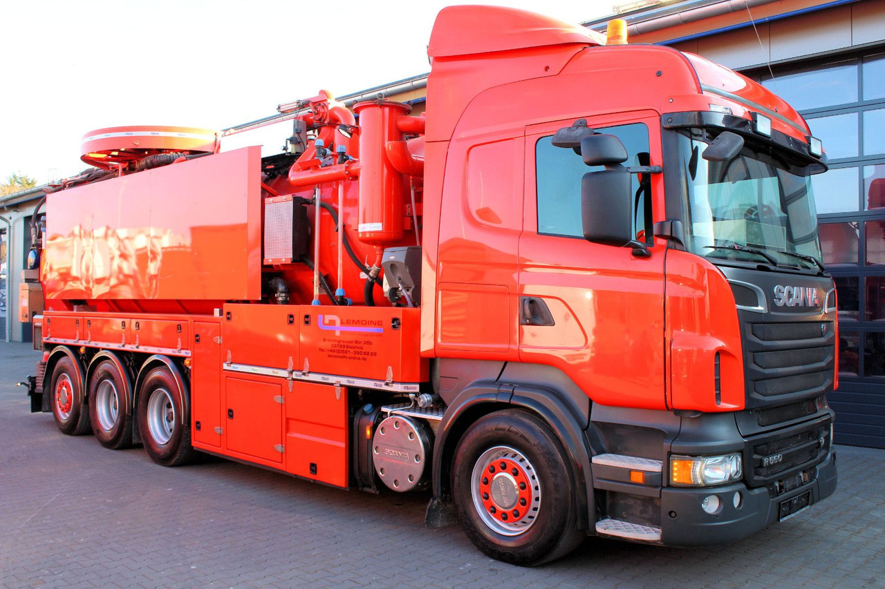 Scania R560 V8 8x4 Kroll 20m³ WRG 2x HD-Pumpe 620 Liter - Autospurgo: foto 2 Scania R560 V8 8x4 Kroll 20m³ WRG 2x HD-Pumpe 620 Liter - Autospurgo: foto 2