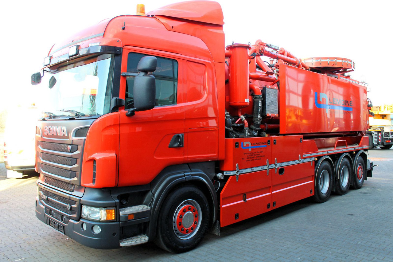 Scania R560 V8 8x4 Kroll 20m³ WRG 2x HD-Pumpe 620 Liter - Autospurgo: foto 4 Scania R560 V8 8x4 Kroll 20m³ WRG 2x HD-Pumpe 620 Liter - Autospurgo: foto 4