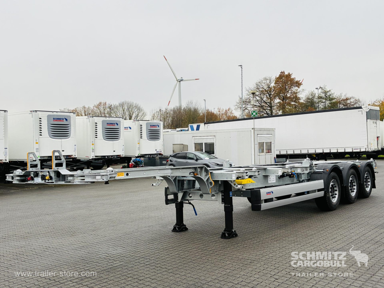 SCHMITZ Auflieger Containerfahrgestell Standard - Semirimorchio portacontainer/ Caisse interchangeable: foto 1 SCHMITZ Auflieger Containerfahrgestell Standard - Semirimorchio portacontainer/ Caisse interchangeable: foto 1