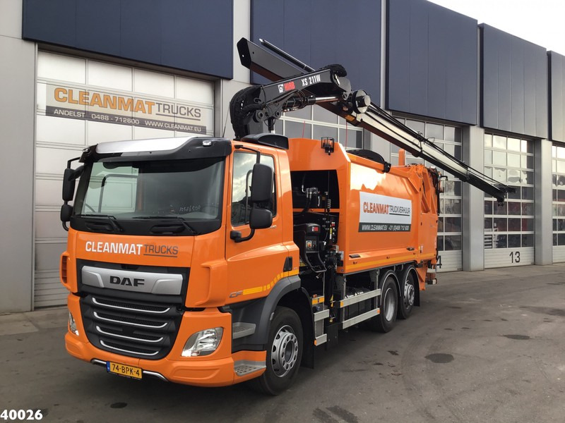 DAF FAN CF 340 Hiab 21 Tonmeter laadkraan - Camion immondizia: foto 1 DAF FAN CF 340 Hiab 21 Tonmeter laadkraan - Camion immondizia: foto 1