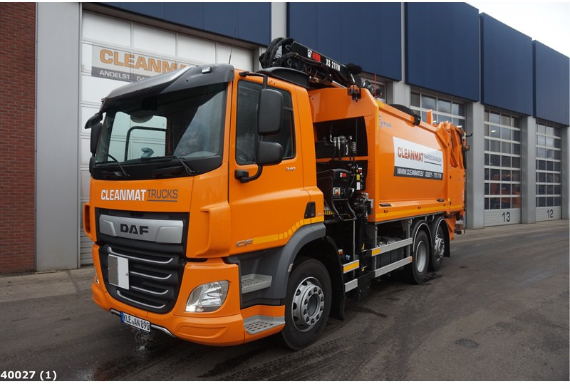 DAF FAN CF 340 Hiab 21 ton/meter laadkraan - Camion immondizia: foto 1 DAF FAN CF 340 Hiab 21 ton/meter laadkraan - Camion immondizia: foto 1