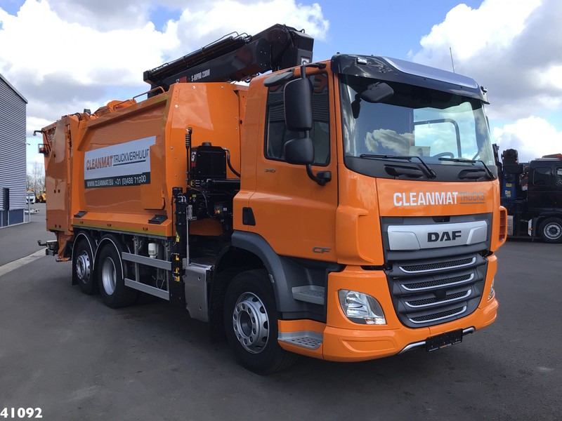 DAF FAN CF 340 Hiab 23 ton/meter laadkraan Welvaarts weighing system - Camion immondizia: foto 4 DAF FAN CF 340 Hiab 23 ton/meter laadkraan Welvaarts weighing system - Camion immondizia: foto 4