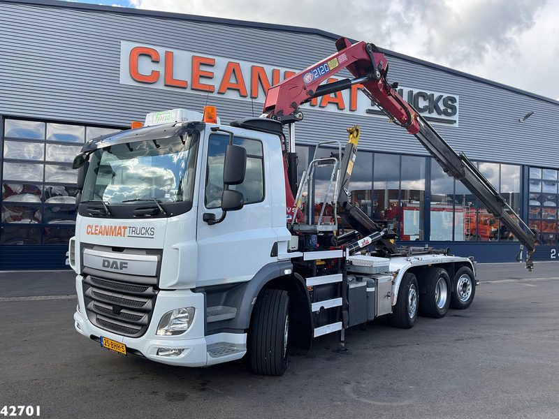 DAF FAQ CF 400 8x2 Euro 6 HMF 21 Tonmeter laadkraan - Autocarro scarrabile, Camion con gru: foto 1 DAF FAQ CF 400 8x2 Euro 6 HMF 21 Tonmeter laadkraan - Autocarro scarrabile, Camion con gru: foto 1