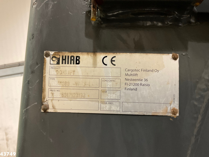 Autocarro scarrabile DAF FAS CF 440 Euro 6 Hiab 21 Ton haakarmsysteem: foto 18
