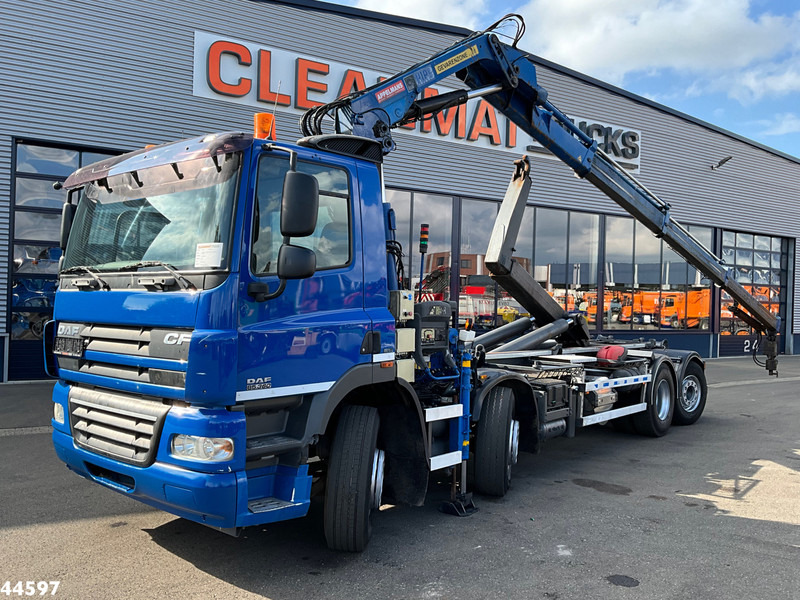 DAF FAX 85 CF 360 8x2 Euro 5 Hiab 16 Tonmeter laadkraan - Autocarro scarrabile, Camion con gru: foto 1 DAF FAX 85 CF 360 8x2 Euro 5 Hiab 16 Tonmeter laadkraan - Autocarro scarrabile, Camion con gru: foto 1