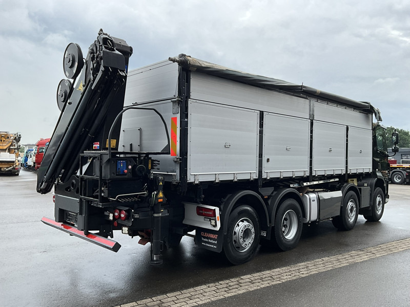 Autocarro ribaltabile, Camion con gru DAF FAX CF 480 Euro 6 HMF 21 Tonmeter laadkraan: foto 7