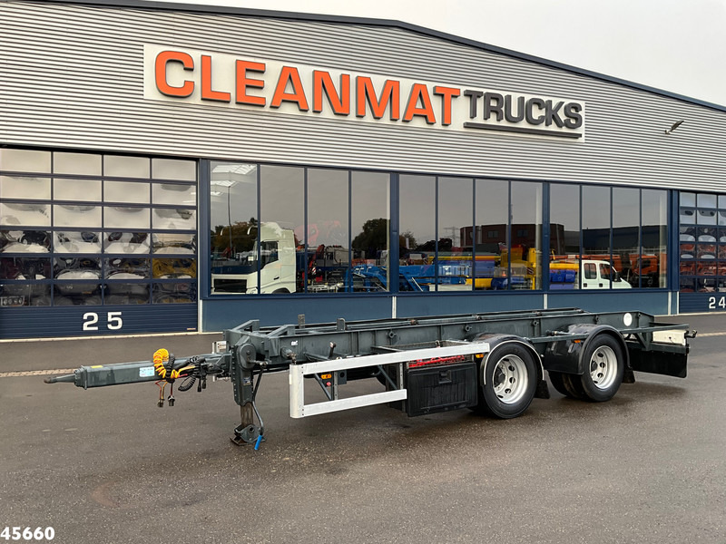 GS Meppel 2-assige container aanhangwagen - Rimorchio portacontainer/ Caisse interchangeable: foto 1 GS Meppel 2-assige container aanhangwagen - Rimorchio portacontainer/ Caisse interchangeable: foto 1