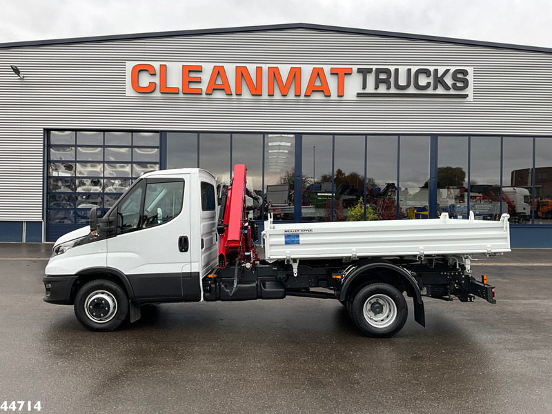 Iveco Daily 72C18 HMF laadkraan 3,4 Tonmeter laadkraan + Meiller 3-zijdige kipper New & Unused!! - Autocarro ribaltabile, Camion con gru: foto 4 Iveco Daily 72C18 HMF laadkraan 3,4 Tonmeter laadkraan + Meiller 3-zijdige kipper New & Unused!! - Autocarro ribaltabile, Camion con gru: foto 4
