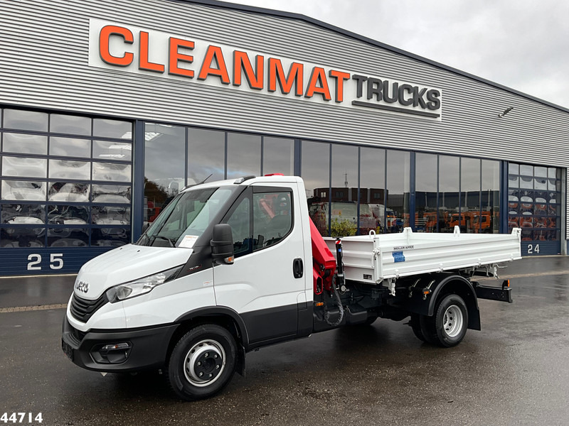 Iveco Daily 72C18 HMF laadkraan 3,4 Tonmeter laadkraan + Meiller 3-zijdige kipper New & Unused!! - Autocarro ribaltabile, Camion con gru: foto 3 Iveco Daily 72C18 HMF laadkraan 3,4 Tonmeter laadkraan + Meiller 3-zijdige kipper New & Unused!! - Autocarro ribaltabile, Camion con gru: foto 3