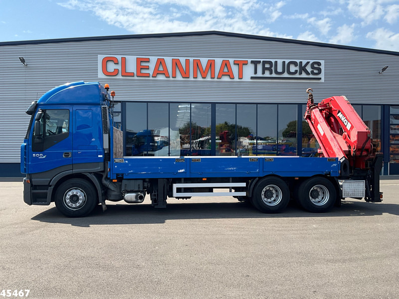 Iveco Stralis 500 6x4 MKG 54 Tonmeter laadkraan - Autocarro con pianale/ Cassone fisso, Camion con gru: foto 2 Iveco Stralis 500 6x4 MKG 54 Tonmeter laadkraan - Autocarro con pianale/ Cassone fisso, Camion con gru: foto 2