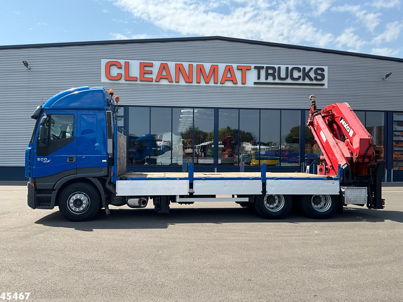 Iveco Stralis 500 6x4 MKG 54 Tonmeter laadkraan - Autocarro con pianale/ Cassone fisso, Camion con gru: foto 3 Iveco Stralis 500 6x4 MKG 54 Tonmeter laadkraan - Autocarro con pianale/ Cassone fisso, Camion con gru: foto 3