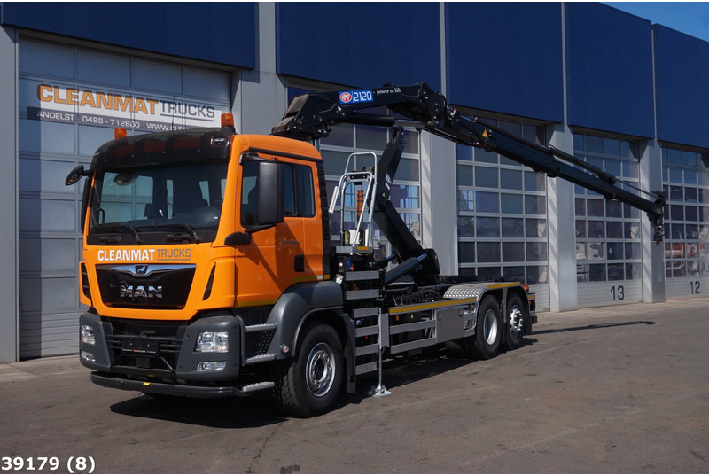 MAN TGS 26.420 HMF 21 Tonmeter laadkraan Just 170.296 km! - Autocarro scarrabile, Camion con gru: foto 1 MAN TGS 26.420 HMF 21 Tonmeter laadkraan Just 170.296 km! - Autocarro scarrabile, Camion con gru: foto 1