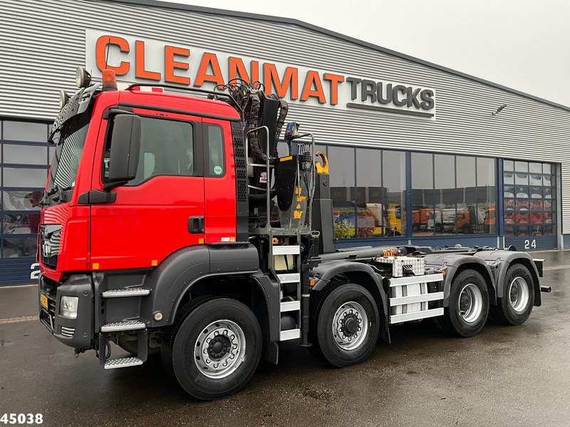 MAN TGS 35.400 8x4 Euro 6 HMF 16 Tonmeter Z-kraan - Autocarro scarrabile, Camion con gru: foto 2 MAN TGS 35.400 8x4 Euro 6 HMF 16 Tonmeter Z-kraan - Autocarro scarrabile, Camion con gru: foto 2