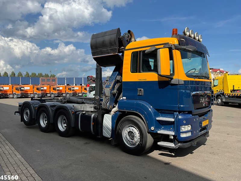 MAN TGS 35.440 8x4 HMF 16 Tonmeter Z-kraan - Autocarro scarrabile, Camion con gru: foto 5 MAN TGS 35.440 8x4 HMF 16 Tonmeter Z-kraan - Autocarro scarrabile, Camion con gru: foto 5