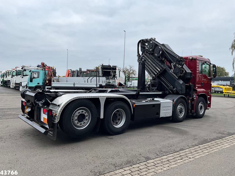 MAN TGS 35.480 8x4H Euro 6 HMF 40 Tonmeter laadkraan + Fly-Jib - Autocarro scarrabile, Camion con gru: foto 4 MAN TGS 35.480 8x4H Euro 6 HMF 40 Tonmeter laadkraan + Fly-Jib - Autocarro scarrabile, Camion con gru: foto 4
