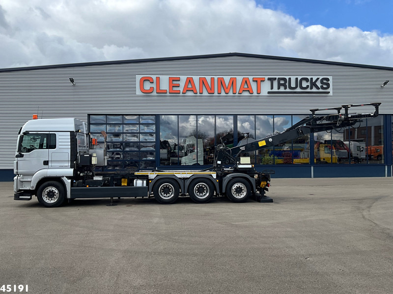 MAN TGS 35.480 Euro 6 8x4 Deuringer Garagetransporter - Autocarro portacontainer/ Caisse interchangeable: foto 1 MAN TGS 35.480 Euro 6 8x4 Deuringer Garagetransporter - Autocarro portacontainer/ Caisse interchangeable: foto 1