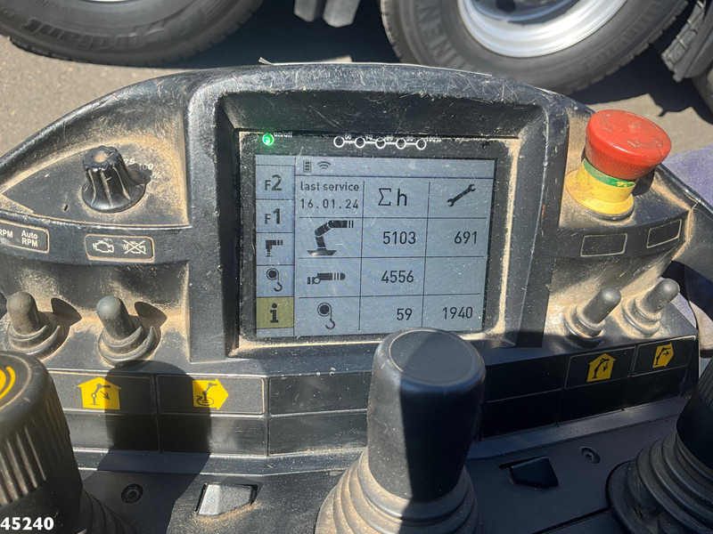 Autocarro ribaltabile, Camion con gru Mercedes-Benz Arocs 3251 8x4 Euro 6 Retarder Palfinger 34 Tonmeter laadkraan + Fly-Jib 2 zijdige kipper Just 146.766 km!: foto 17