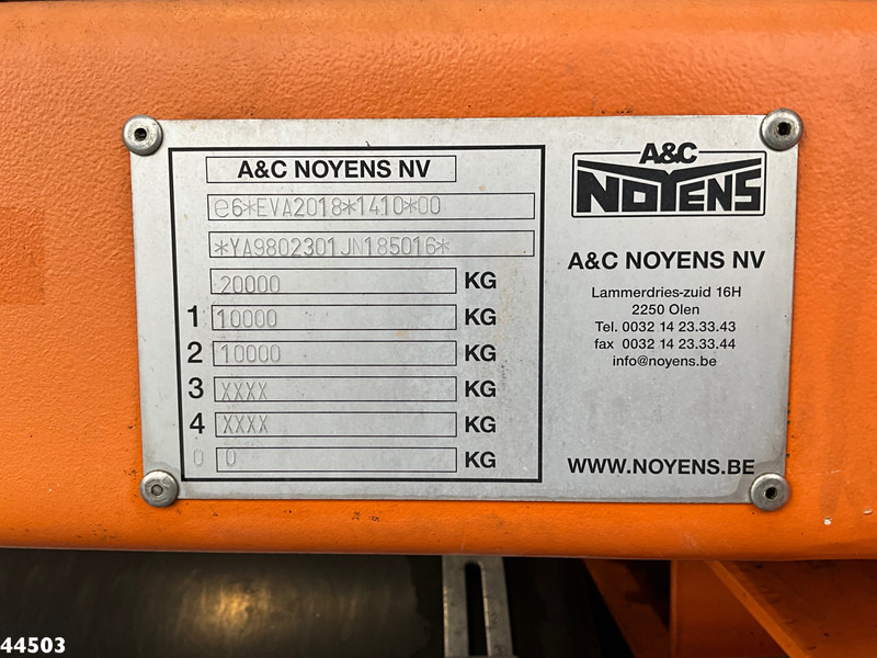 Rimorchio portacontainer/ Caisse interchangeable Noyens 2-assige containeraanhangwagen: foto 16