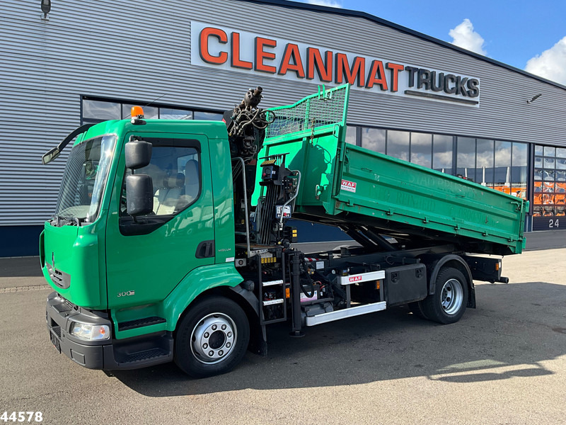 Renault Midlum 300.12 Manual Hiab 8 Tonmeter laadkraan Just 81.549 km! - Autocarro ribaltabile, Camion con gru: foto 2 Renault Midlum 300.12 Manual Hiab 8 Tonmeter laadkraan Just 81.549 km! - Autocarro ribaltabile, Camion con gru: foto 2