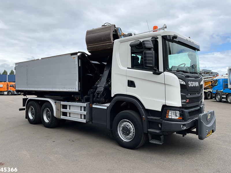 Scania G 410 6x6 Euro 6 Palfinger 17 Tonmeter Z-kraan - Autocarro ribaltabile, Camion con gru: foto 5 Scania G 410 6x6 Euro 6 Palfinger 17 Tonmeter Z-kraan - Autocarro ribaltabile, Camion con gru: foto 5