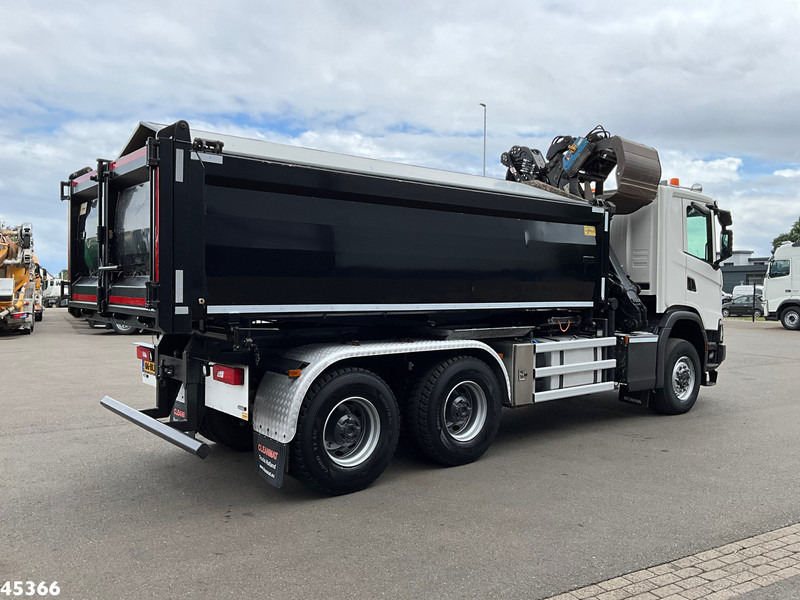 Autocarro ribaltabile, Camion con gru Scania G 410 6x6 Euro 6 Palfinger 17 Tonmeter Z-kraan: foto 6