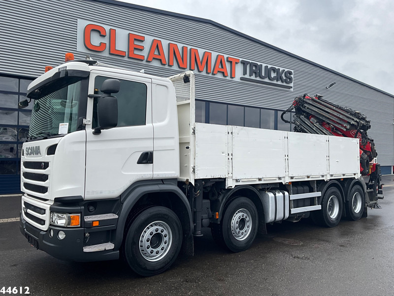 Scania G 450 8x4 Euro 6 Fassi 66 Tonmeter laadkraan + Fly-jib Just 176.555 Km! - Camion con gru: foto 2 Scania G 450 8x4 Euro 6 Fassi 66 Tonmeter laadkraan + Fly-jib Just 176.555 Km! - Camion con gru: foto 2