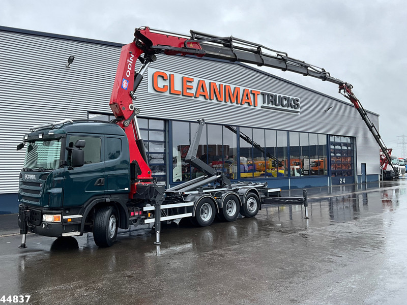 Scania G480 8x4 HMF 60 Tonmeter laadkraan + Fly-jib - Autocarro scarrabile, Camion con gru: foto 1 Scania G480 8x4 HMF 60 Tonmeter laadkraan + Fly-jib - Autocarro scarrabile, Camion con gru: foto 1