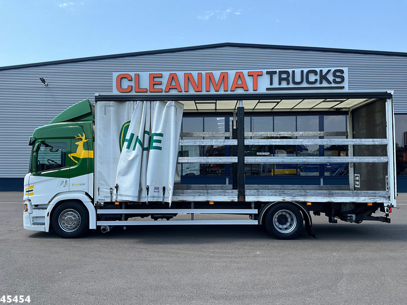 Scania P 280 Euro 6 Schuifzeil DHollandia 4 Ton laadklep Machine transport! - Camion centinato: foto 2 Scania P 280 Euro 6 Schuifzeil DHollandia 4 Ton laadklep Machine transport! - Camion centinato: foto 2