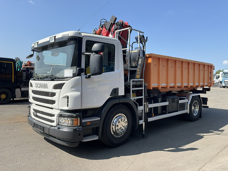 Scania P 320 HMF 12 Tonmeter Z-kraan + Kipper 11m³ - Autocarro ribaltabile, Camion con gru: foto 3 Scania P 320 HMF 12 Tonmeter Z-kraan + Kipper 11m³ - Autocarro ribaltabile, Camion con gru: foto 3