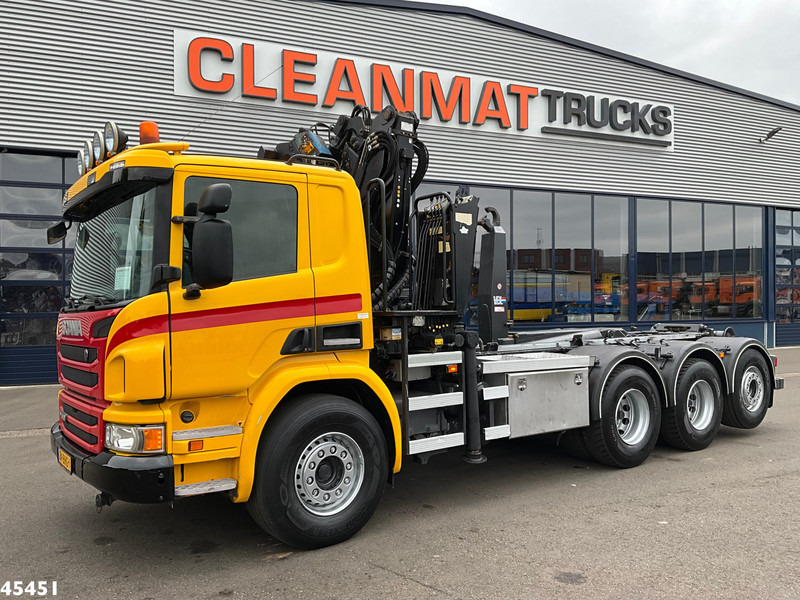 Scania P 410 8x4 Euro 6 Palfinger 14 Tonmeter Z-kraan - Autocarro scarrabile, Camion con gru: foto 2 Scania P 410 8x4 Euro 6 Palfinger 14 Tonmeter Z-kraan - Autocarro scarrabile, Camion con gru: foto 2