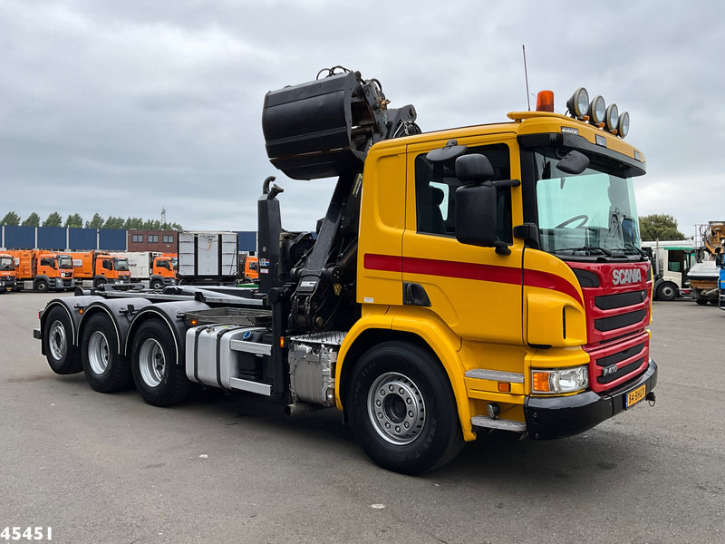 Scania P 410 8x4 Euro 6 Palfinger 14 Tonmeter Z-kraan - Autocarro scarrabile, Camion con gru: foto 3 Scania P 410 8x4 Euro 6 Palfinger 14 Tonmeter Z-kraan - Autocarro scarrabile, Camion con gru: foto 3