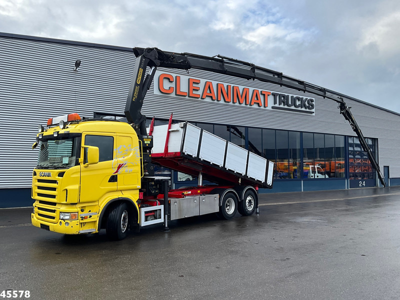 Scania R 380 Palfinger 29 Tonmeter laadkraan + Fly-Jib - Autocarro ribaltabile, Camion con gru: foto 1 Scania R 380 Palfinger 29 Tonmeter laadkraan + Fly-Jib - Autocarro ribaltabile, Camion con gru: foto 1