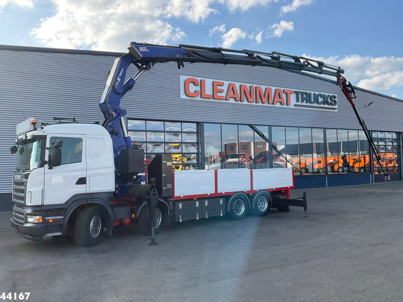 Scania R 480 Amco Veba 95 Tonmeter laadkraan + Fly-Jib - Camion con gru: foto 1 Scania R 480 Amco Veba 95 Tonmeter laadkraan + Fly-Jib - Camion con gru: foto 1