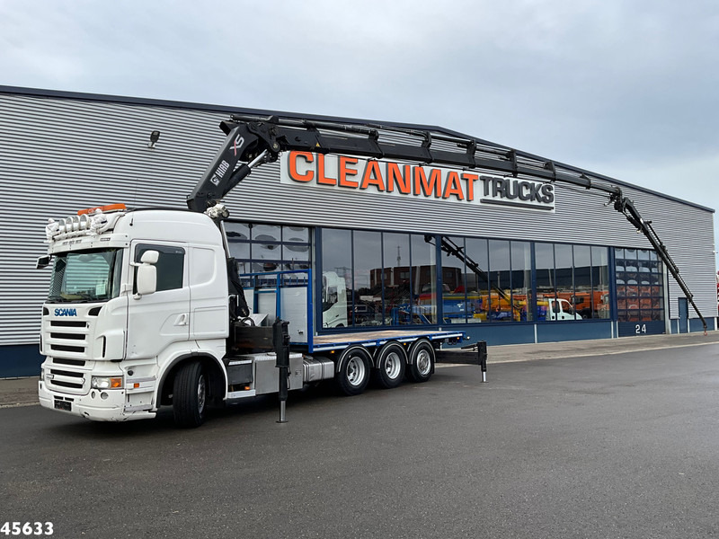 Scania R 560 V8 8x4 Retarder Hiab 47 Tonmeter laadkraan + Fly-Jib! - Camion con gru: foto 1 Scania R 560 V8 8x4 Retarder Hiab 47 Tonmeter laadkraan + Fly-Jib! - Camion con gru: foto 1