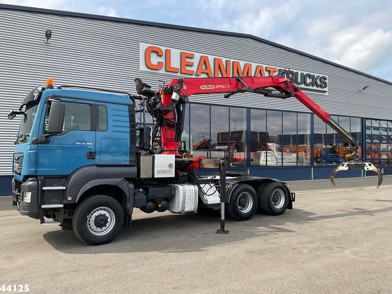 MAN TGS 33.480 6x6 Euro 6 Palfinger 27 Tonmeter boomkraan - Trattore stradale: foto 1 MAN TGS 33.480 6x6 Euro 6 Palfinger 27 Tonmeter boomkraan - Trattore stradale: foto 1