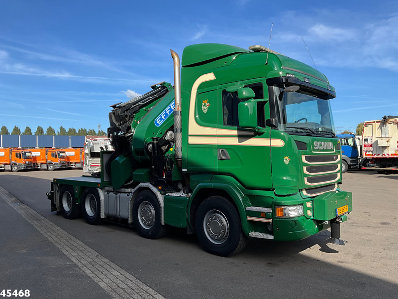 Scania R 490 8x4 Euro 6 Effer 140 Tonmeter laadkraan + Fly-Jib Just 283.508 km - Trattore stradale: foto 5 Scania R 490 8x4 Euro 6 Effer 140 Tonmeter laadkraan + Fly-Jib Just 283.508 km - Trattore stradale: foto 5